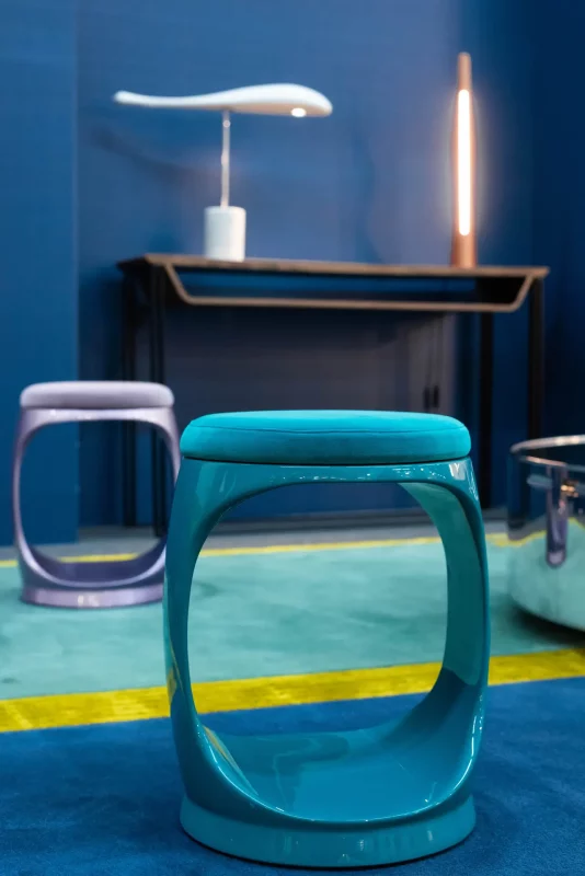 Tabouret Turquoise 7